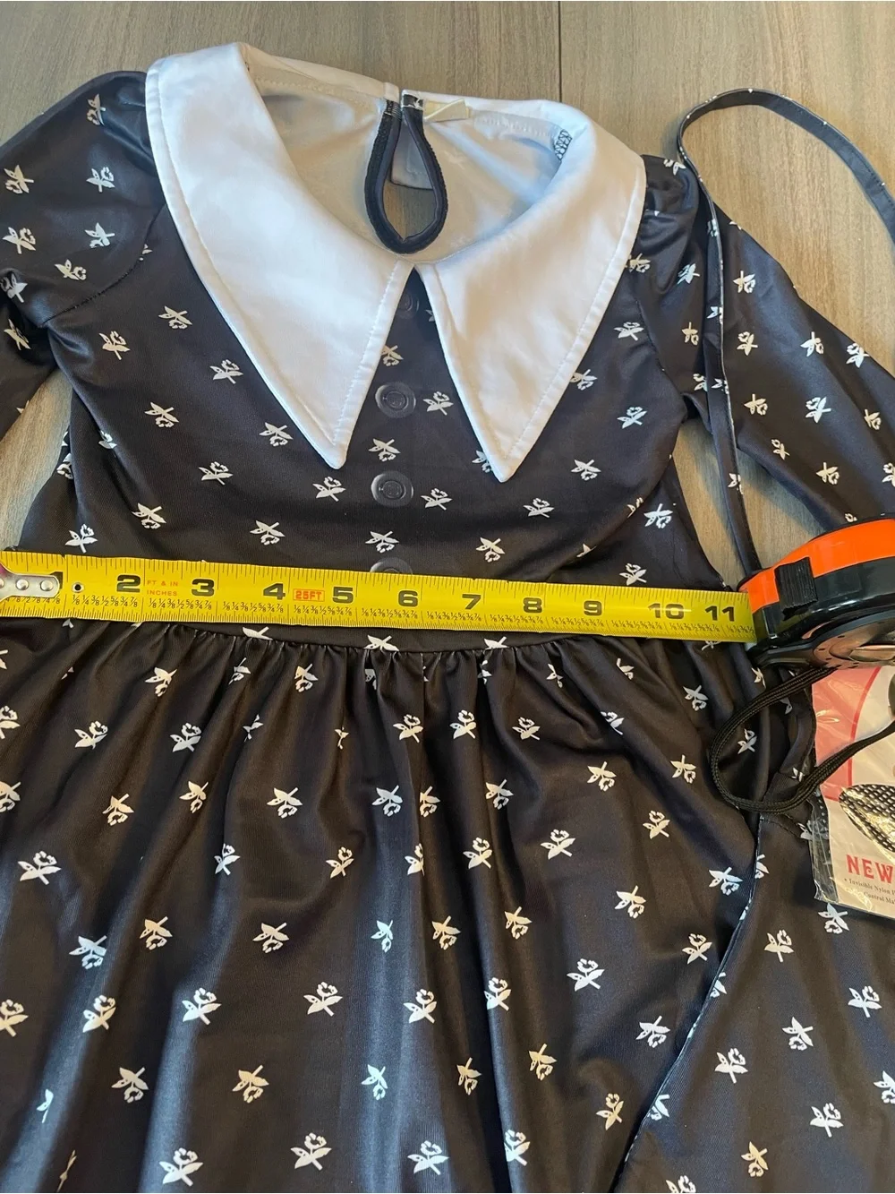 Wednesday Addams Costume – Complete Set size 3/4t